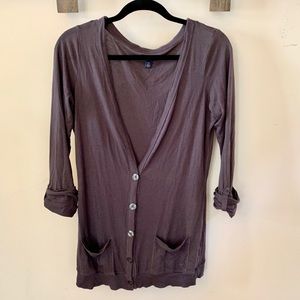 American Eagle Outfitters Purple Cardigan
